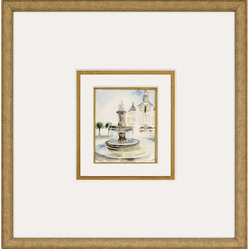 Fountains I Framed Art