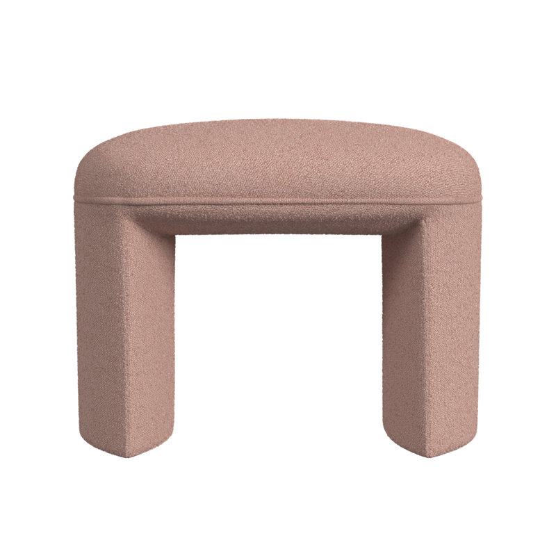 Repose-pieds Cheronda, Bouclé rose