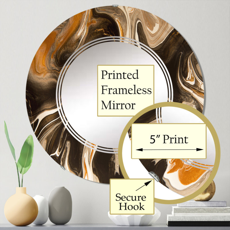Miroir de salle de bain sans cadre, 24 po x 24 po
