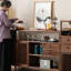 Nouvelle armoire d'appoint d'inspiration zen chinois