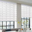 Store à enroulement zébré sans cordon à double couche avec motif imprimé-96904766-96904783