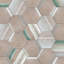 Carreau de mur et plancher aspect pierre 8 pi x 9 pi Matter Hex-70564536