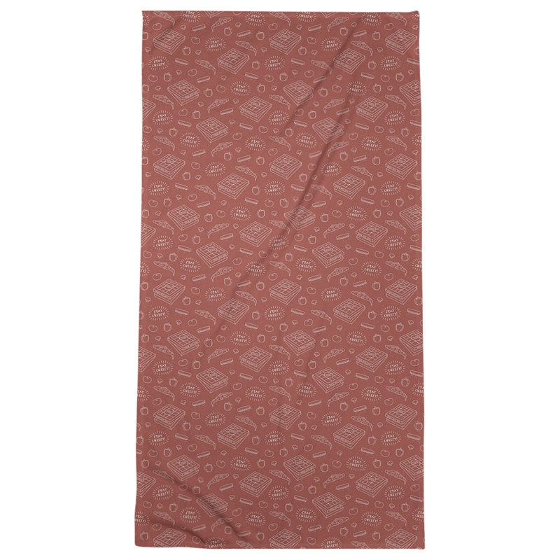 Katelyn Elizabeth Cotton Blend Bath Towel, Light Red