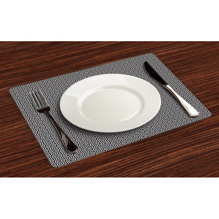 Bless international Polyester Geometric Rectangle Placemat | Wayfair