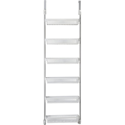 6-Tier Over-The-Door Storage Organizer With Adjustable Hooks For Home Organization