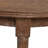 Mango Wood and Cane Round Table with 2 Shelves-46574383