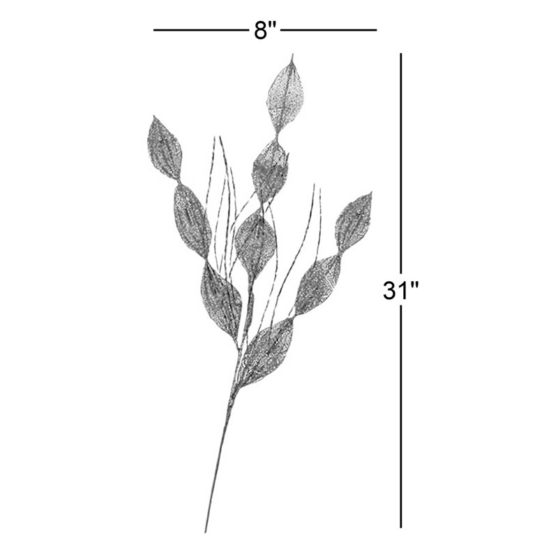 Choix de feuilles scintillantes 32 po, Rose clair