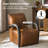  Peru 26.5"W Modern Napa Full Top Grain Genuine Leather Armchair with Unique Arms-619908234