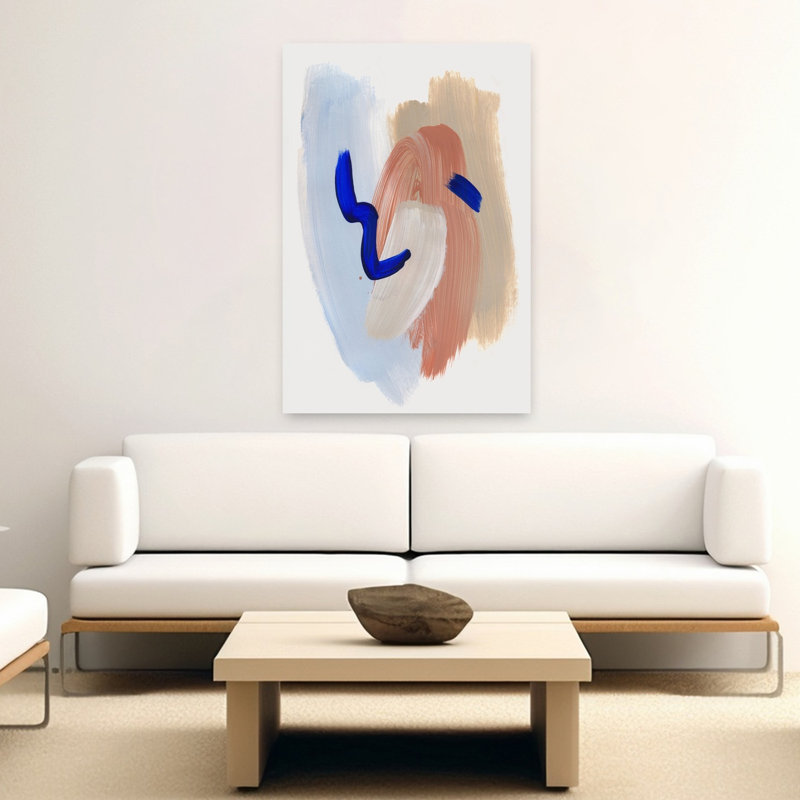 Art contemporain, art contemporain abstrait, H 60 po x l 40 po