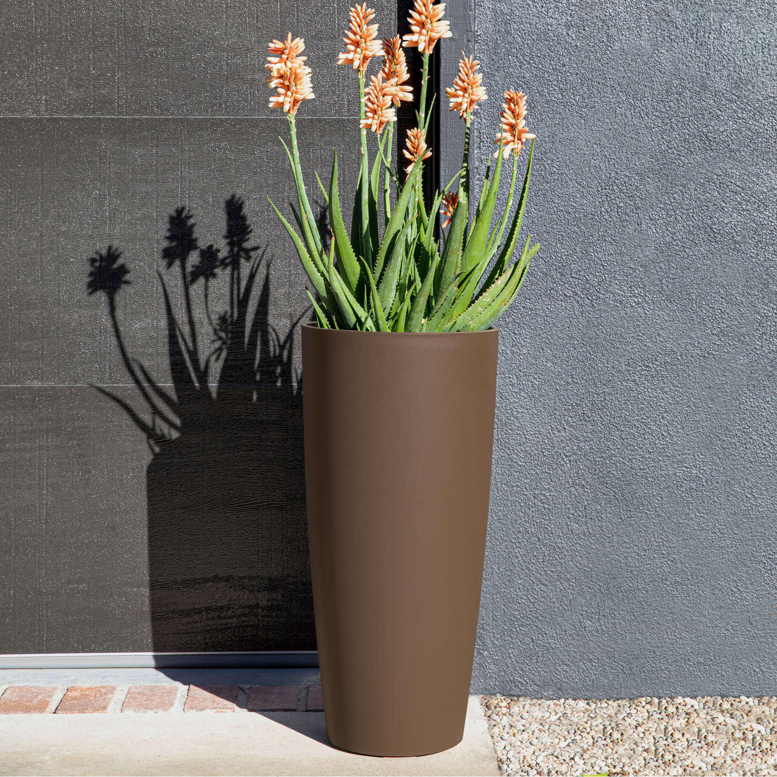 Mason Series Selena Planter, Espresso, 1