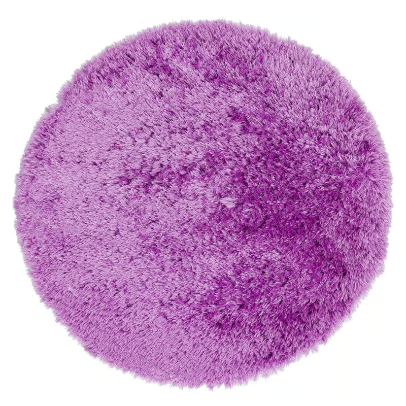 Tapis rond en coton Tulisia, Rond 4 pi 11 po