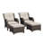 Netta 4-Piece Rattan Outdoor Seating Group with Cushions-1955083466