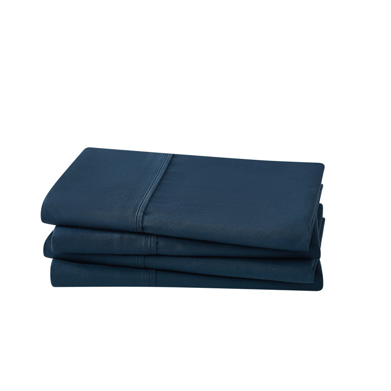 Simmons Essential Microfiber Brushed Sheet Set, Blue, Standard