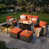 Orange / rouge