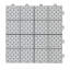 Carreaux de terrasse 12 po x 12 po à emboîtement en plastique imperméable et anti-dérapant pour salle de bain, balcon, porche, capacité de poids élevée jusqu'à 6613 lb-113414249