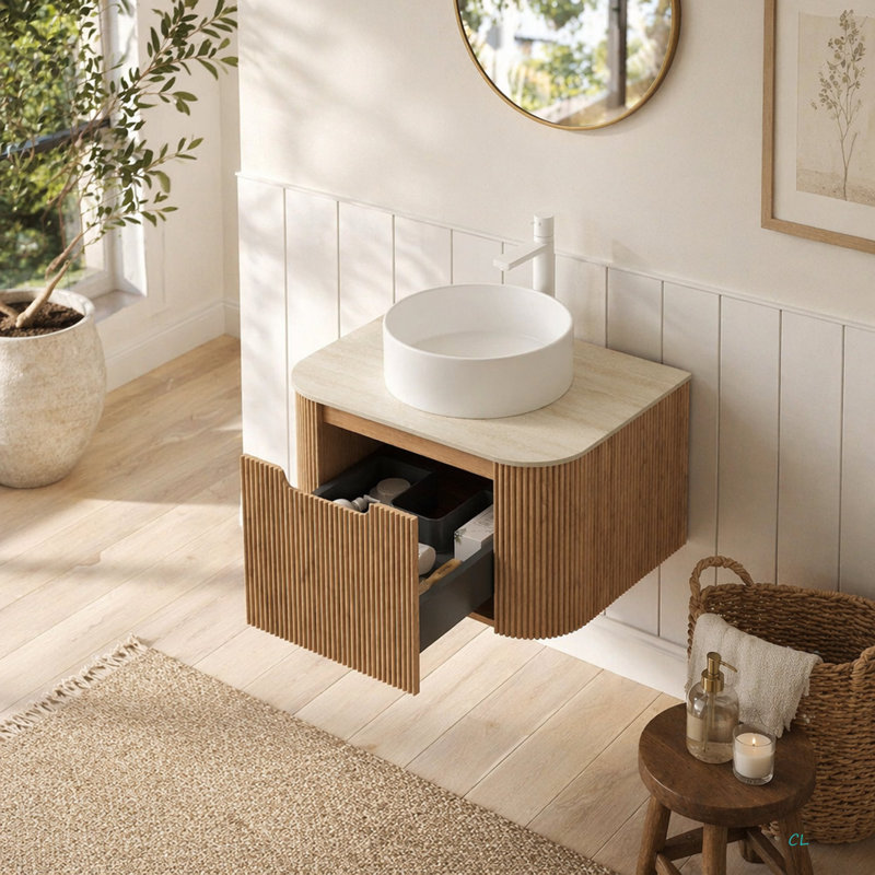 Meuble-lavabo et évier de salle de bain de 24 po Dina, 24"