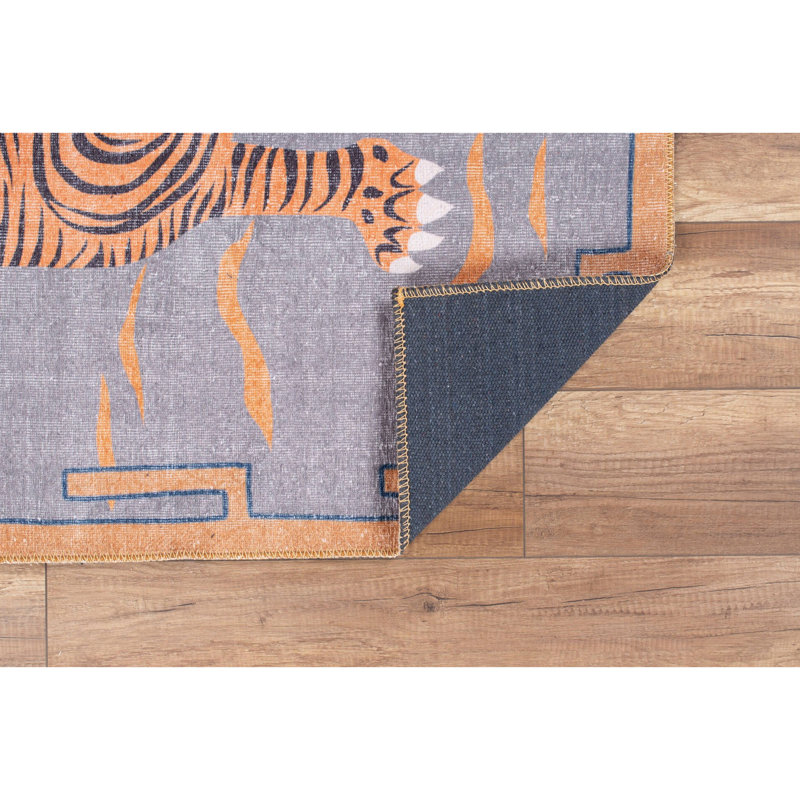 Luxurious Machine Washable Carpet, 100% Polyester, 7.5 x 10.8 Feet | Pile Height: 0.2 Inches, 1850 g/m² | Recycled Poly Cotton Underside, Easy Care, Perfect for Living Room & Bedroom, Soft & Durable Design