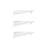 Belby Triangle Corner Floating Shelves, Wall Mount Display Shelf, Set of 3-101021239