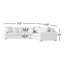 Nicolette Sectional-45475488-45475676