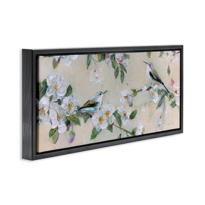 Sparrows & Apple Blossoms