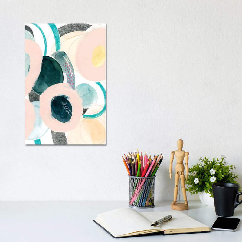 Planetarium I by Grace Popp - Wrapped Canvas Painting, 20.32 cm H x 30.48 cm W