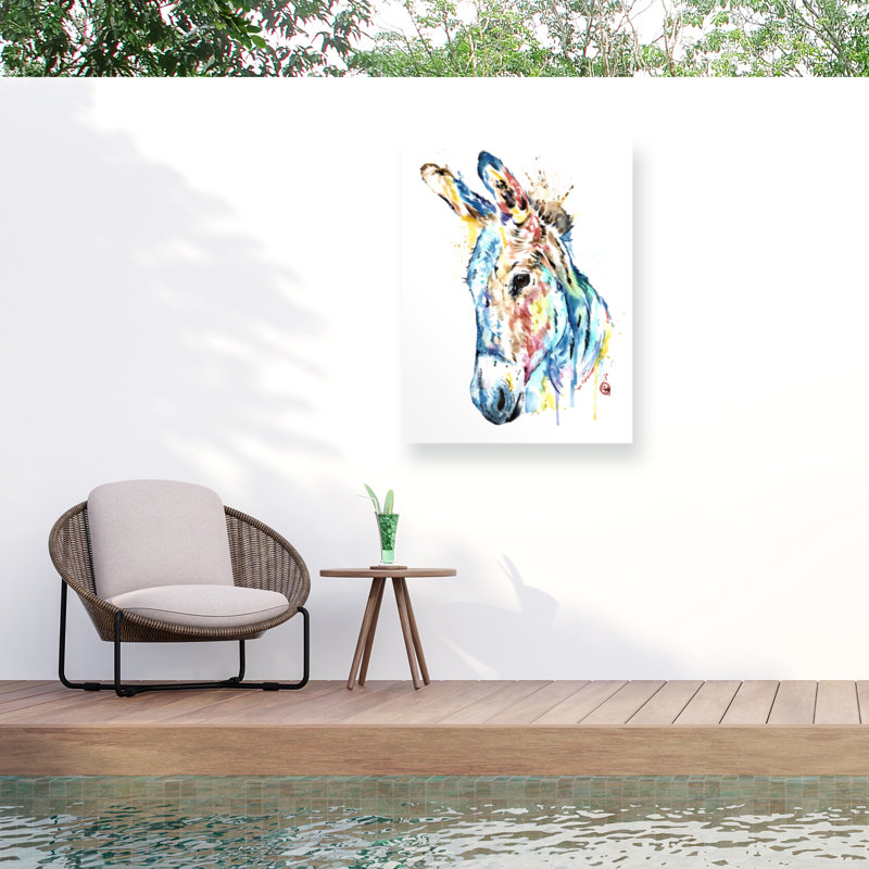 Toile d'extérieur Lisa Whitehouse Donkey, H 14 po x l 19 po