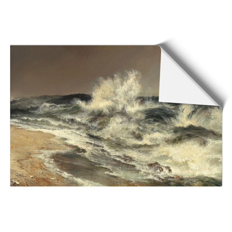 The Much Resounding Sea by Thomas Moran - Frameless Print, 42cm H x 59cm W x 0.1cm D