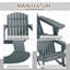 Chaise de jardin d'extérieur Outsunny