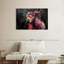 Vache abstraite sur toile-200053802