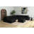 Ellerman 7PC Sectional Set With LHF Chaise In Steno Black-1506658677