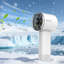 Kbndieu High Speed Handheld Fan Stepless Speed Control Ice Fan Portable Usb Rechargeable Small Fan-129710636