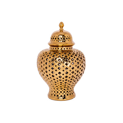 Pot à gingembre / temple en céramique