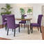 Ensemble de salle à manger, table à manger en épingle à cheveux avec chaises, 4 options de couleur-114251706-133682728