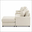 Canapé modulaire avec haut-parleurs Bluetooth, canapé en L avec console