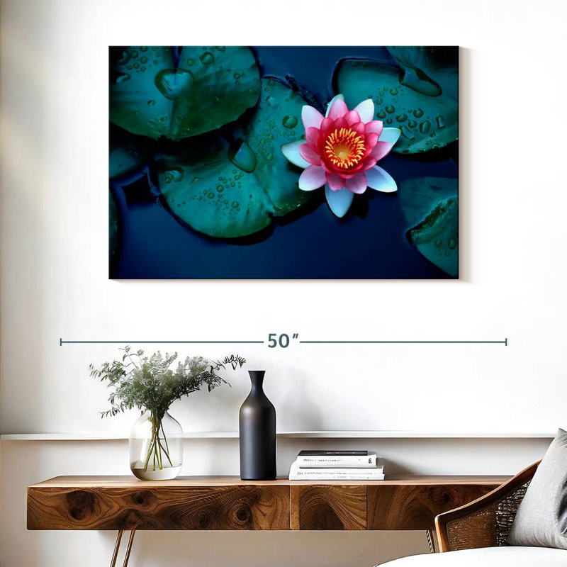 Harnek Lotus étang vibrant, H 26 po x l 39 po