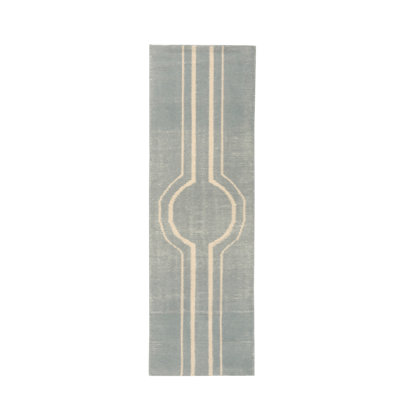 Tapis intérieur / extérieur géométrique tissé à la main Wendy Jane