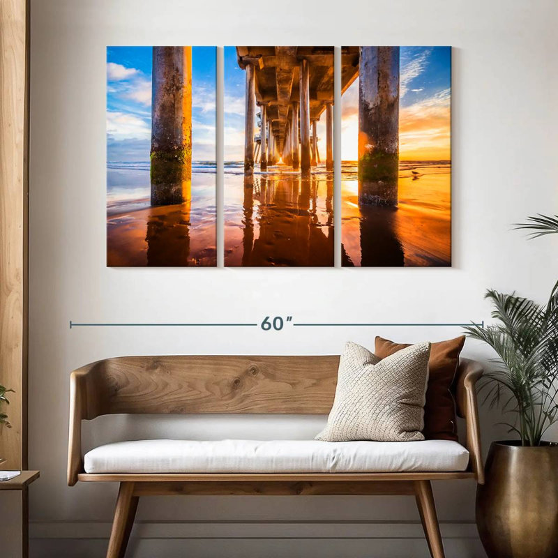 Aletra Under Huntington Dock, 32" H x 50" W