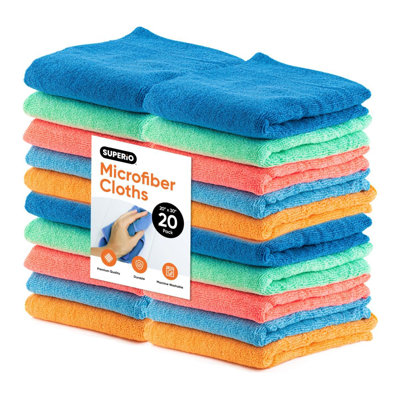Serviette de nettoyage en microfibre Superio