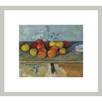 Nature morte aux pommes et aux biscuits par Paul Cézanne