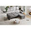 Canapé-lit futon réversible de 94,1 po avec dossier réglable Thalindra-939658280