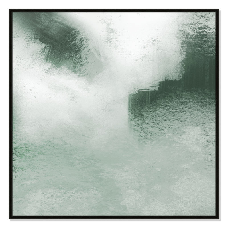 «Quietude Smudges II» par Marcus Prime, H 37,5 po x l 37,5 po, Espresso