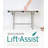 Seachrome Padded Bariatric Transfer Bench Seat with Legs