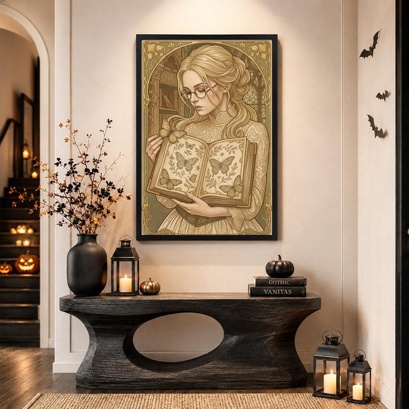 Art mural sur toile Art Nouveau, H 36 po x l 24 po