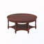 Table basse ovale avec tiroirs et tablettes-1606390271