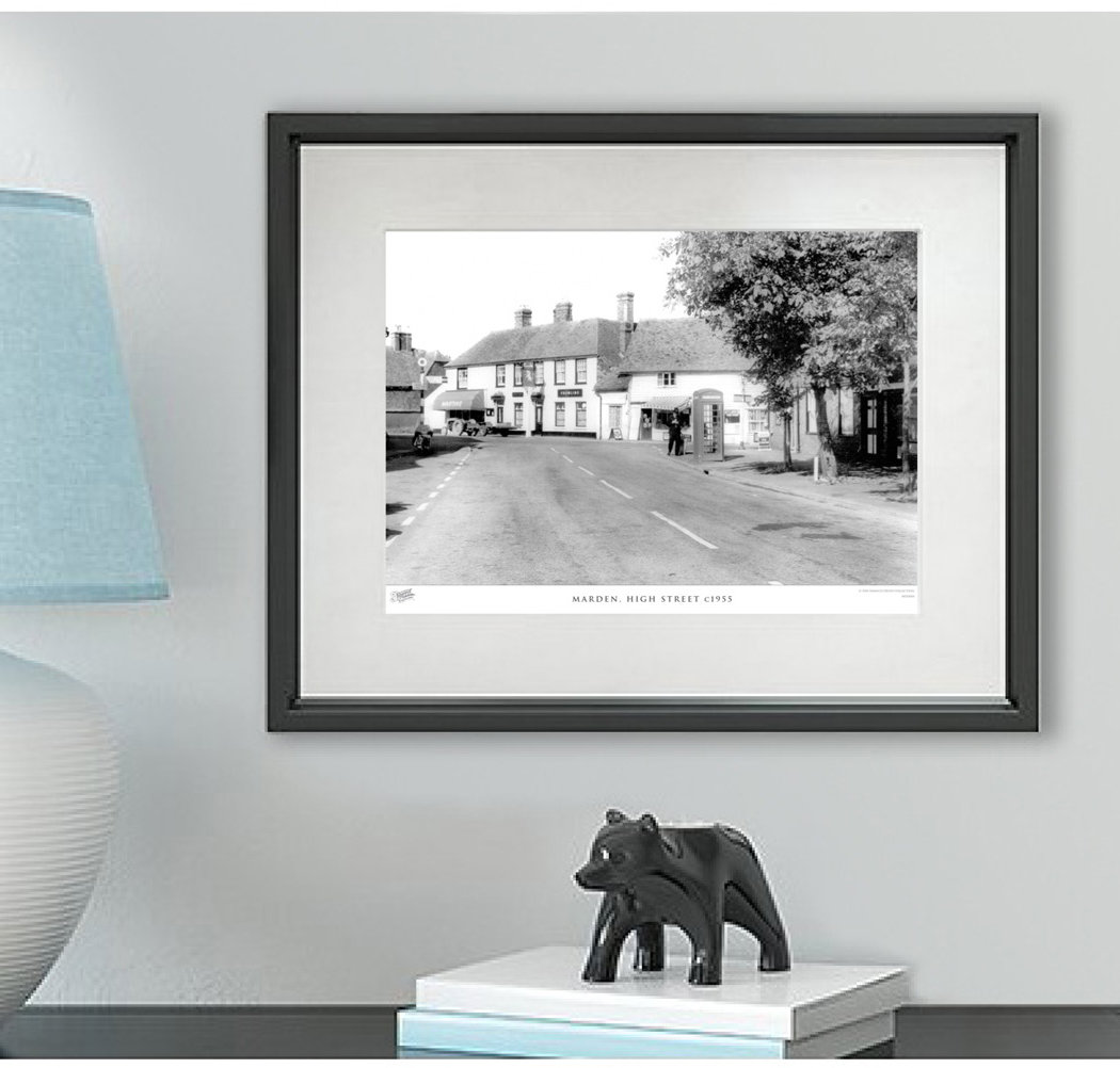 'Marden, High Street C1955' by Francis Frith - Picture Frame Photograph Print on Paper