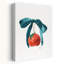 Festive Tangerine Ornament Classic Elegant Contemporary Fruit Winter Wall Art Print 1 Piece Wrapped Canvas Wall Art-489032101
