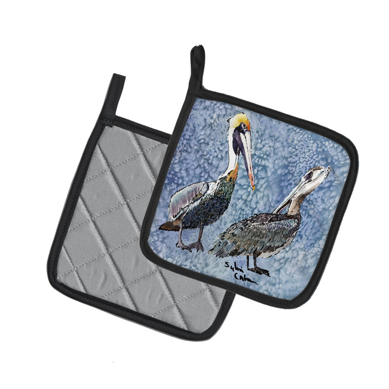 Cuisinier poignée caroline trésors Pelican, Bleu