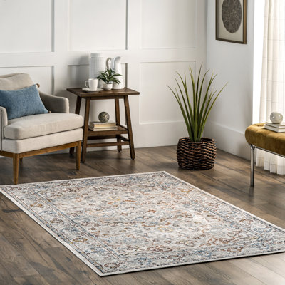 Guarani Oriental/Persian Machine Washable Area Rug for Living Room Bedroom Dining Room Kitchen