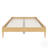 Solid Dry Bamboo Wood Platform Bed Frame, With Wood Slat Metal Support, Modern & Minimalist Style, No Box Spring Needed, Easy Assembly-1256586742-1256586730
