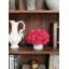 Arrangement de roses en soie en pot